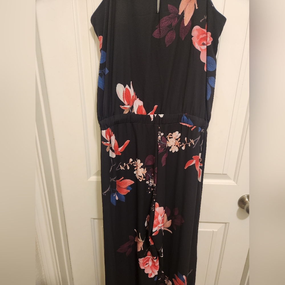 City Chic Size 14 Black Floral - Picture 7 of 16